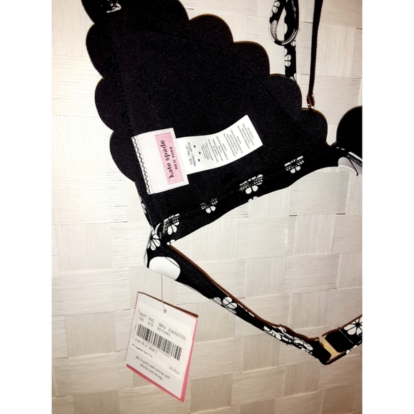 Kate Spade Flower Scalloped Bikini Top & Bottoms - Picture 11 of 16